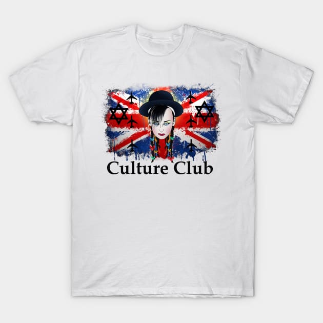 boy george 80s culture club T-Shirt by MARK ASHKENAZI